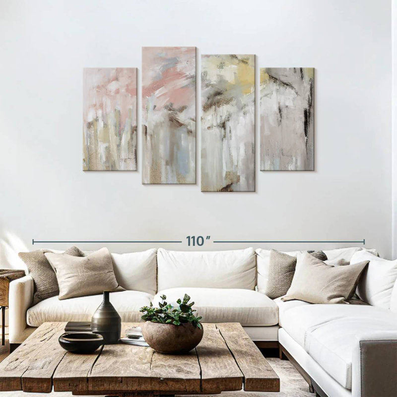 Avery Spring Splash Abstract, H 48 po x l 75 po