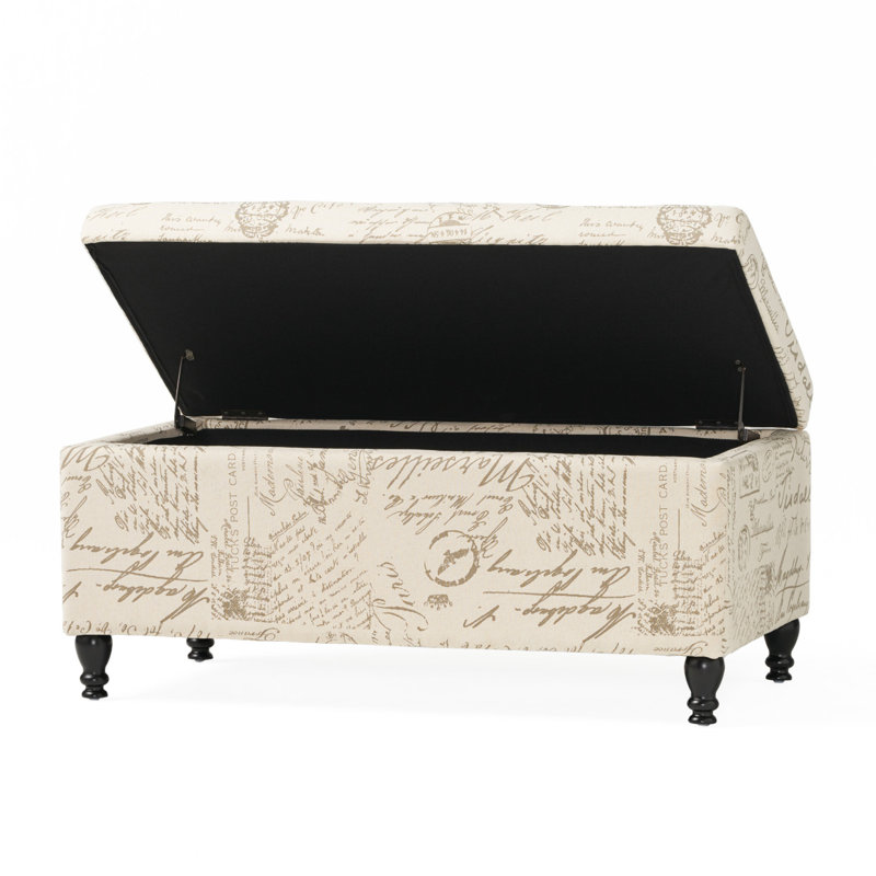 Repose-pieds avec rangement, banc avec repose-pieds rectangulaire, banc de rangement rembourré, repose-pieds pour le salon, le vestibule et la chambre à coucher