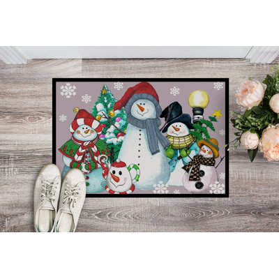 Brighid Non-Slip Christmas Outdoor Doormat