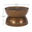 Table basse en métal martelé-87584754