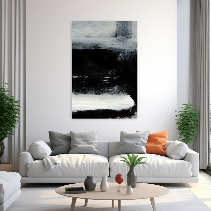Art contemporain contemporain abstrait, H 60 po x l 40 po