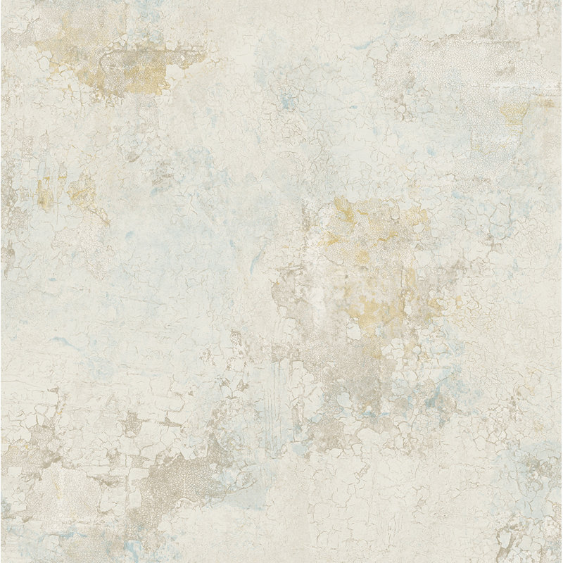 Rouleau de papier peint L 27 po x L 27 po Cadia, Gris pâle