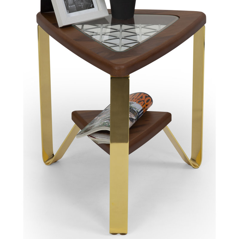 Ensemble table basse à trépied 37 po et table d'appoint 20 po