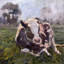 BROWN COW BROWN COW - Unframed Print on Canvas-1229860847-1229554143