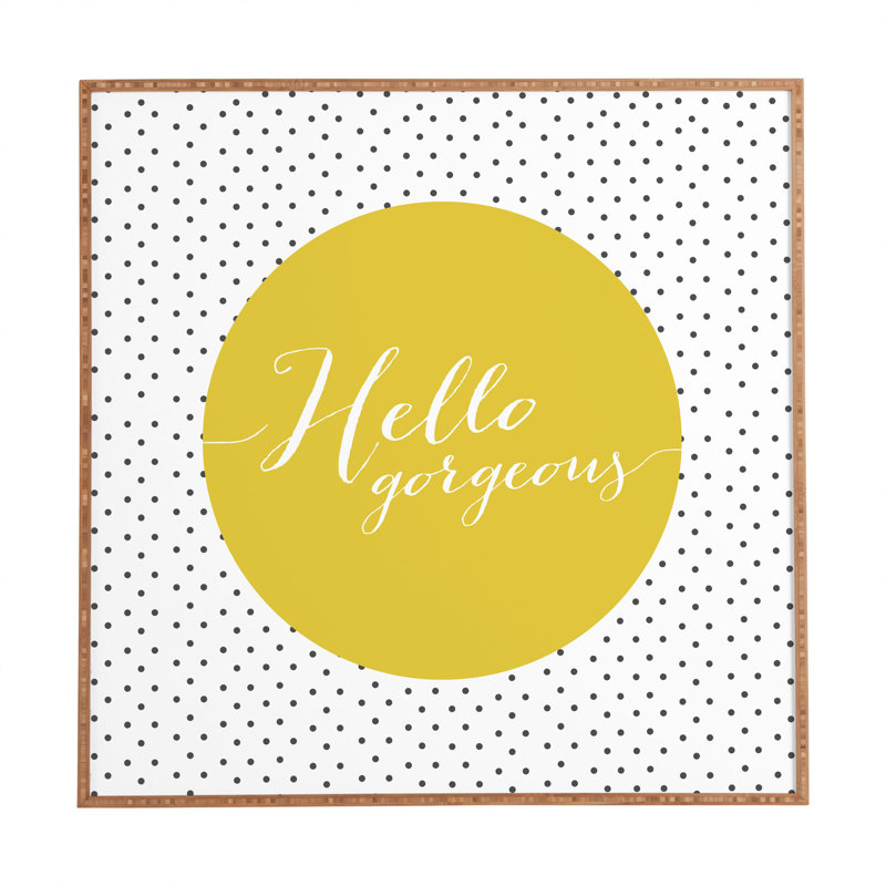 « hello superbe », impression encadrée