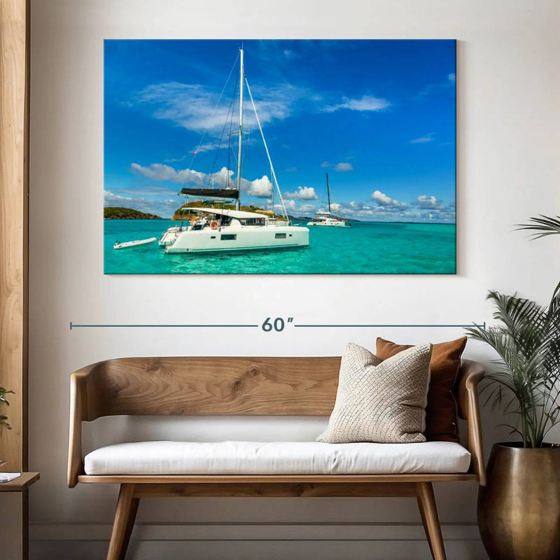 Mehar Catamarans dans les Caraïbes, H 34 po x l 51 po
