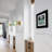 Glass Flush Mounted Wall Sconce for Foyer