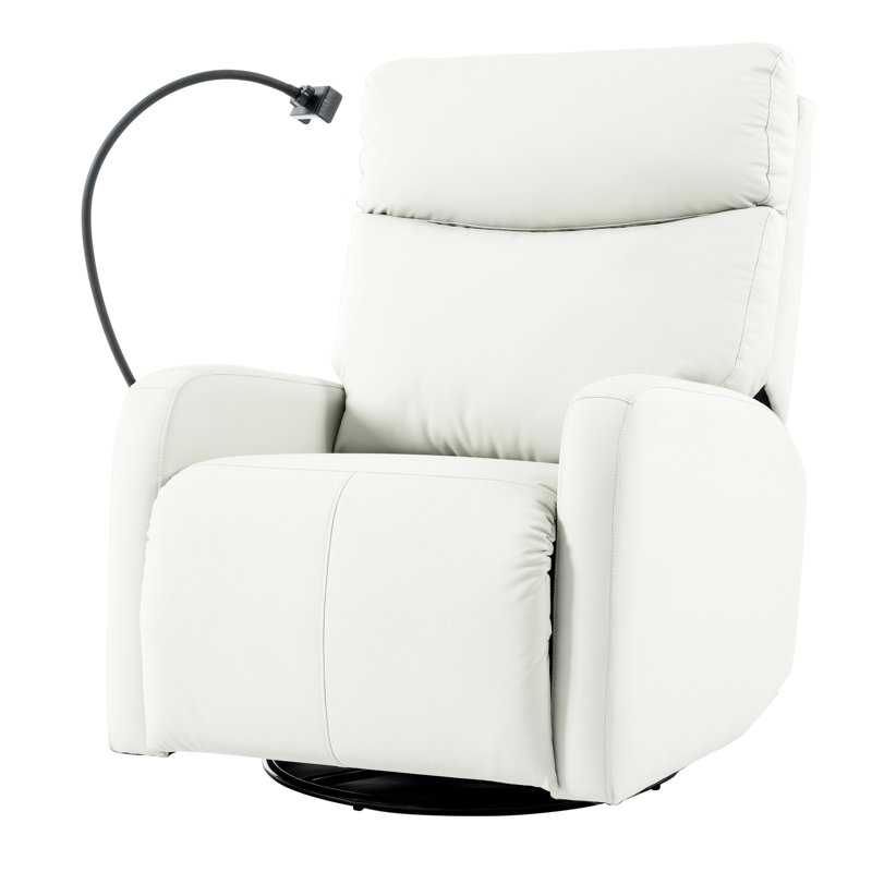 Élégant fauteuil inclinable pivotant à 360 ° - gris pour le salon
