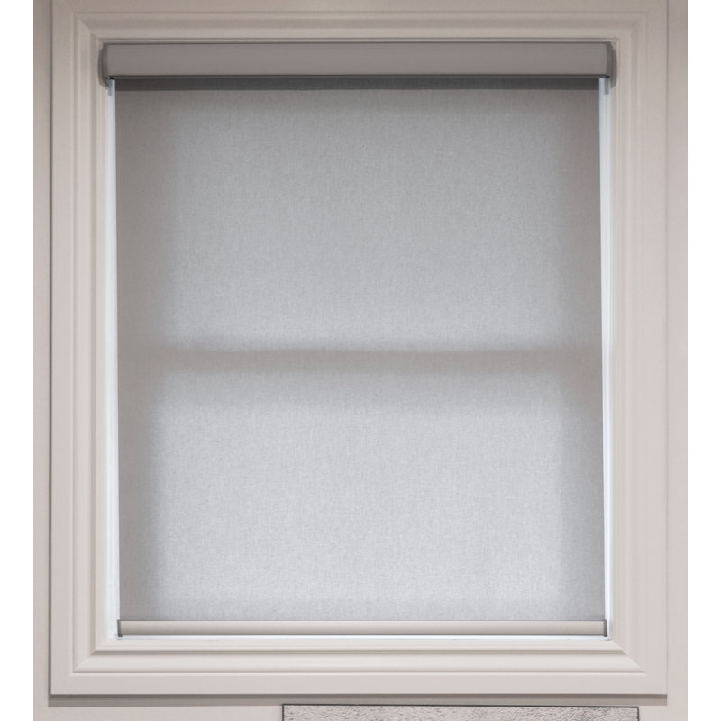 Store à enroulement semi-diaphane avec cantonnière Clean Air, Beige, L 62 po x L 48 po