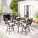 Alyne Square 4 - Person 32'' Long Bar Height Dining Set with Cushions