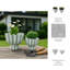 Pot de fleurs et ciment Planters