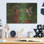 «Seeing Red - Hummingbird and Cardinal Flower» par Mark Mueller, art mural en métal-1089157576