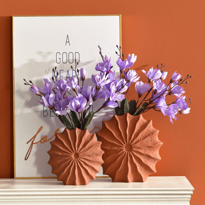 Windmill Ceramic Vase