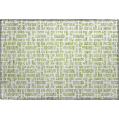 Premium Machine Washable Prisco Aloe Rug