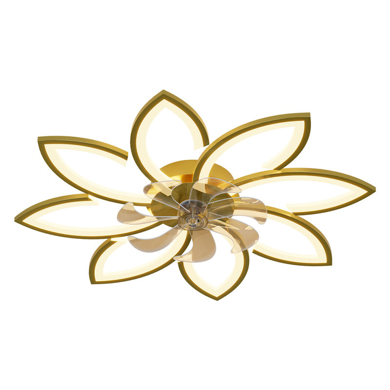Ventilateur de plafond 35 pouces avec lumières DEL à télécommande à intensité variable, ventilateur à 6 vitesses, durée 1/2 heure