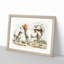 Two Hunting Dogs by Henry Alken - Picture Frame Painting Print-55614748-55614749