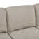 Ranjeeta 101" Wide Modular Sofa with Ottoman