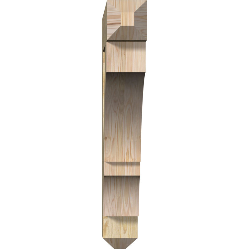 H 6 l x P, Sapin Douglas scié brut, L 6 po x P 40 po x H 40 po