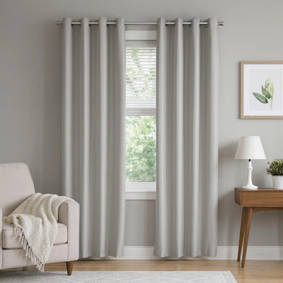 Jini Curtain 2 Panel Set, Blackout Thermal Insulation, 54