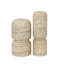 Haylen Vases-Light Travertine