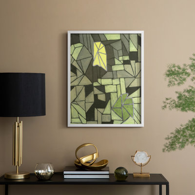 Cubic Prism II, reproduction encadrée - bois massif