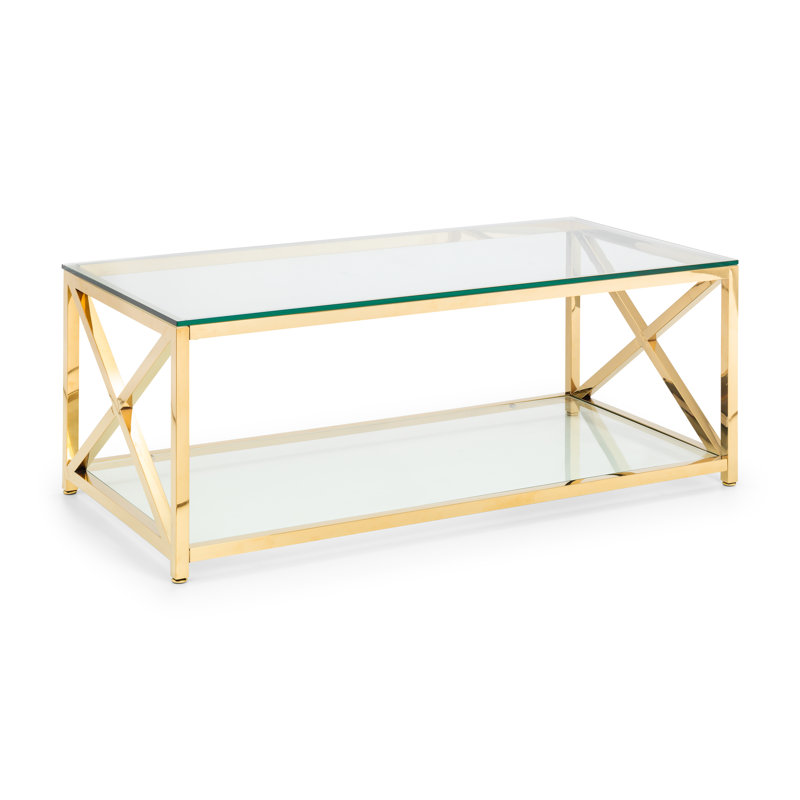 Trueblood Coffee Table, Gold