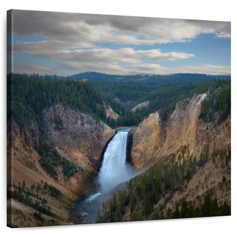 Alvord Upper Falls In Yellowstone