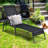 Ailise Outdoor Metal Chaise Lounge