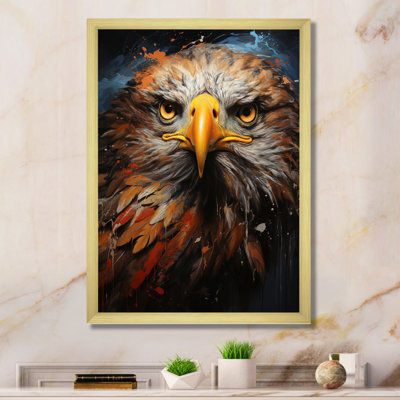 Azzareya " Animal Copper Eagle Drips I "