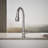 Artifacts Touchless Pull Down Kitchen Sink Faucet with Three-Function Sprayhead-93071464