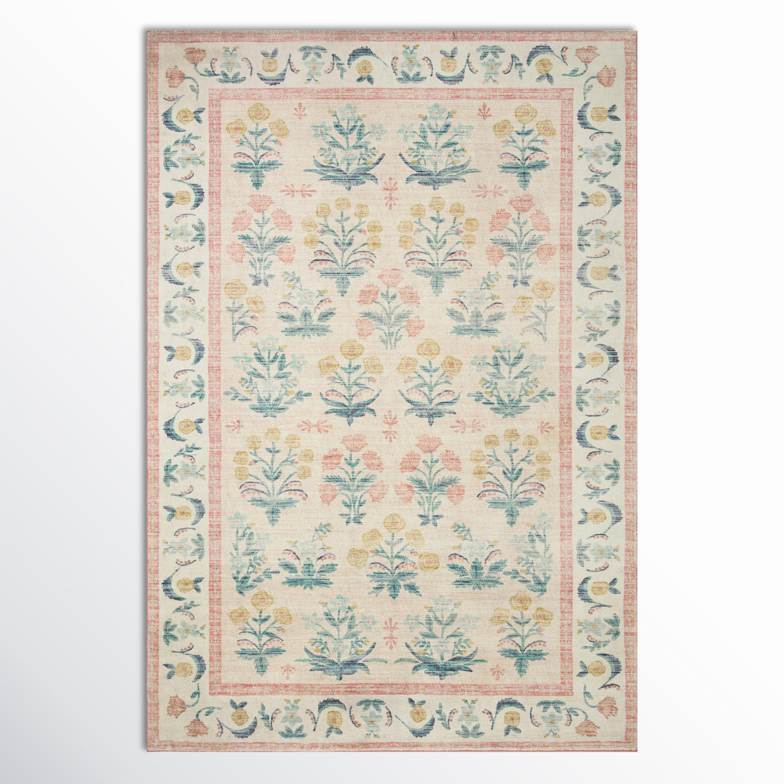 Rifle Paper Co. x Loloi Eden Rug feat. CloudPile, Rectangle 3'6" x 5'6"