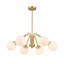 Lustre Spoutnik en laiton et verre -2120904864