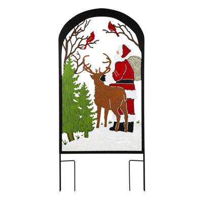 Piquet de jardin Dread Santa and Deer