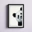Abibat «Peekaboo Panda», reproduction encadrée-2074838046