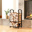 Troutt 4 Piece Steel Fireplace Tool Set