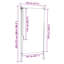 Store extérieur vidaXL jaune et blanc-98912587-98912588