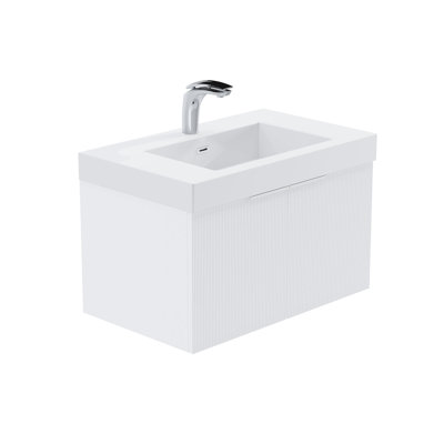 30" Single Vanity Set, Base, Resin Top