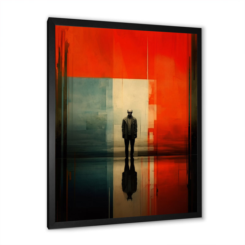 " Lost In Simplicity II ", Black Picture Framed, 32" H x 24" W x 1" D