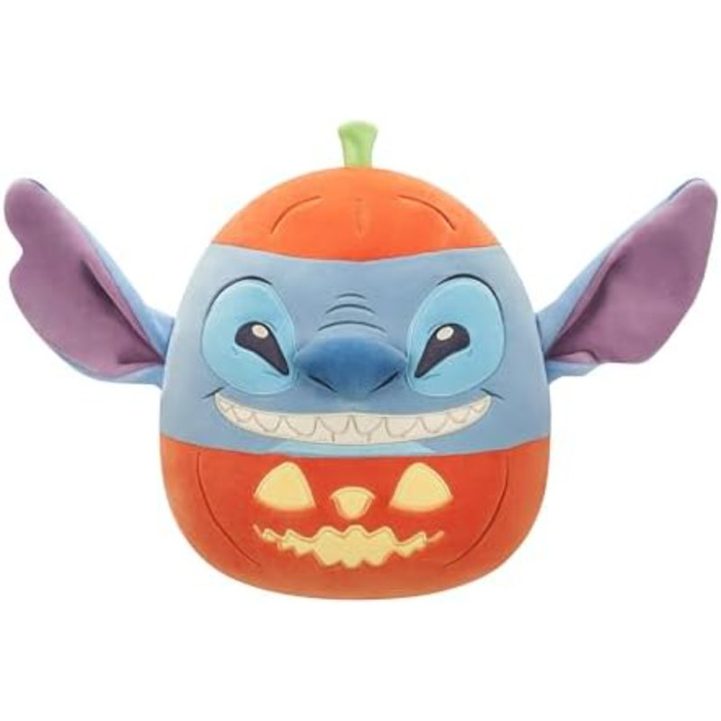 Original 12In Disney Stitch In Pumpkin - Peluche officielle d'Halloween Jazwares (de taille moyenne)