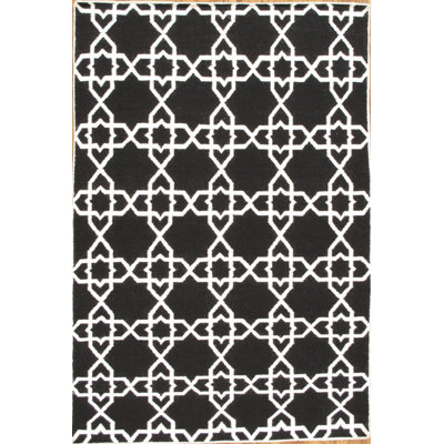 Tapis noir / blanc Sahara