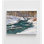 «Winter Stream» par Stephen Calcasola, décor de couloir paysage enneigé, impression de paysage d'hiver, affiche de forêt d'hiver, art mural bois