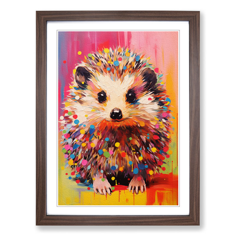 Hedgehog Pop No.2 - Framed Print