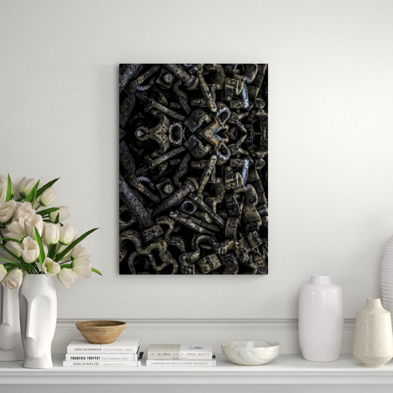 Spare Parts II Print by Mitchell Bloch, 57" H x 40" W x 1.5" D, Outdoor
