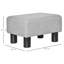 Yarger 40cm Wide Rectangle Solid Colour Footstool Ottoman-739538335