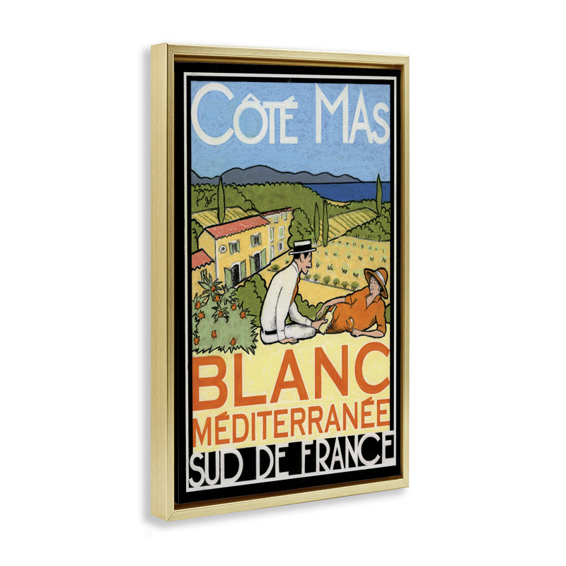 "Antique Wine", affiche par Jean-Pierre Got, Cadre flottant gris lustré, H 31 po x l 21 po