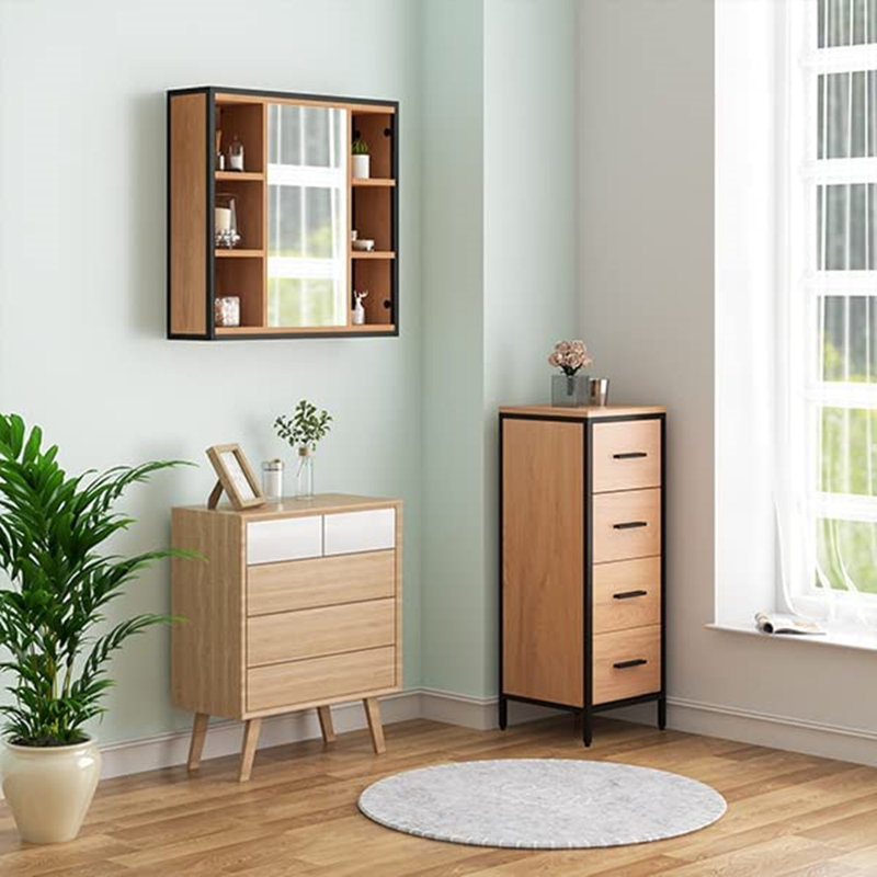 Latonja 600mm W 585mm H Surface Medicine Cabinet Mirror 4