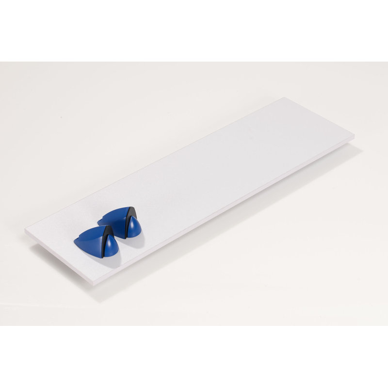 Bracket Shelf, 3.38" H x 24" W x 7.06" D, Blue