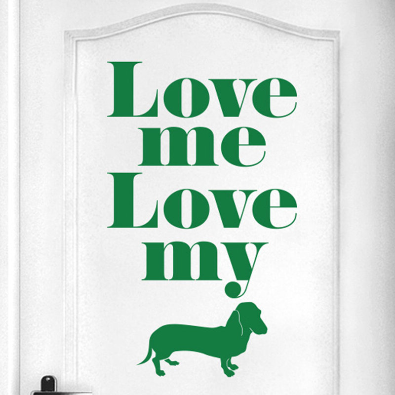 Animals Wall Decal, Green
