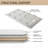 60"W X 36"D Rectangle Shower Base, Marble-Look Acrylic Shower Pan With Anti-Slip Texture-124834428-124834429