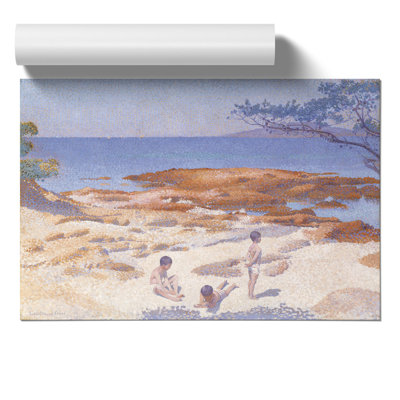 Beach At Cabasson by Henri-Edmond Cross - No Frame Painting